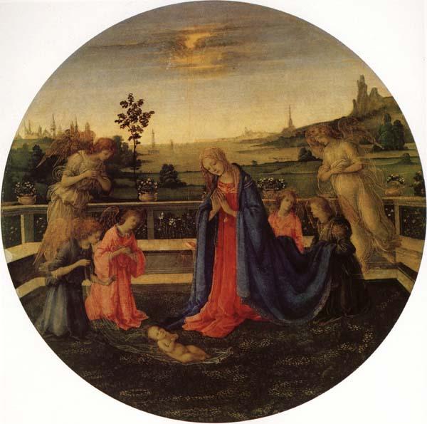 Filippino Lippi Adoration of the Christ Child Germany oil painting art